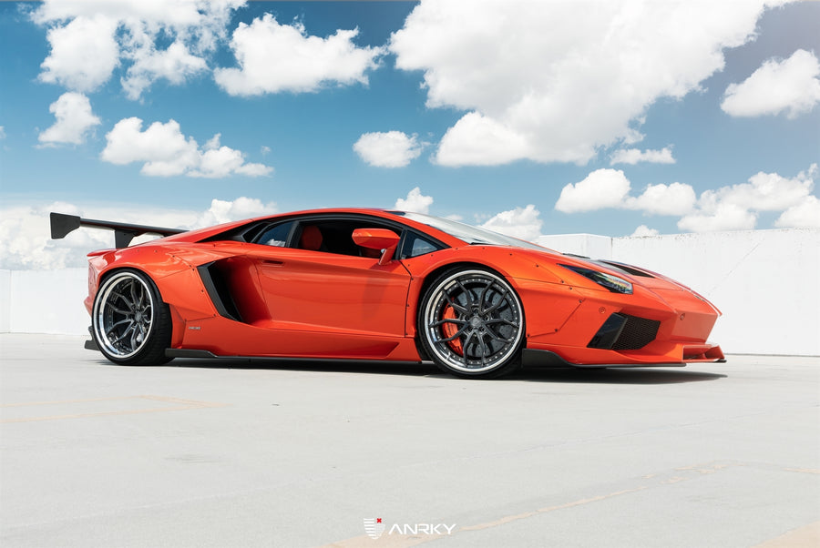 ANRKY AN31 forged wheel on LibertyWalk Lamborghini Aventator