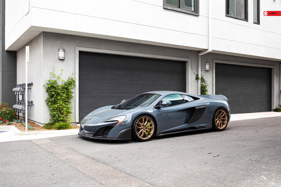 ANRKY S1-X5 forged wheel on McLaren 675LT