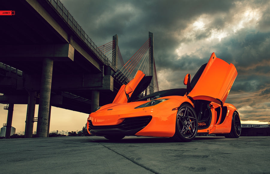ANRKY S3-X3 forged wheel on McLaren MP4-12C