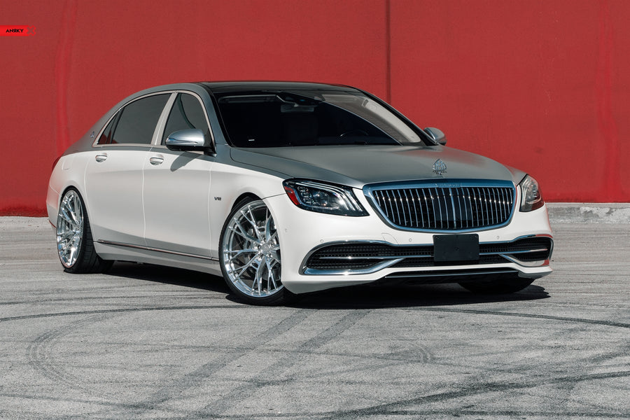ANRKY S1-X5 forged wheel on Mercedes Benz Maybach S-650s