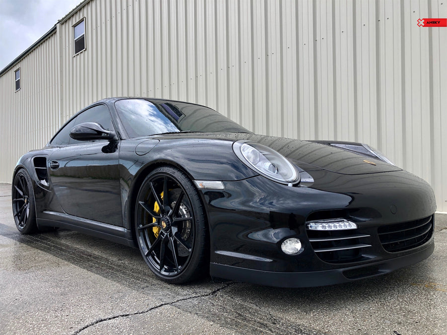 ANRKY AN12 forged wheel on Porsche 997TT-S