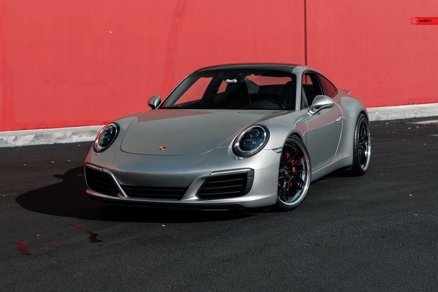 ANRKY RS3 forged wheel on Porsche 991 C4