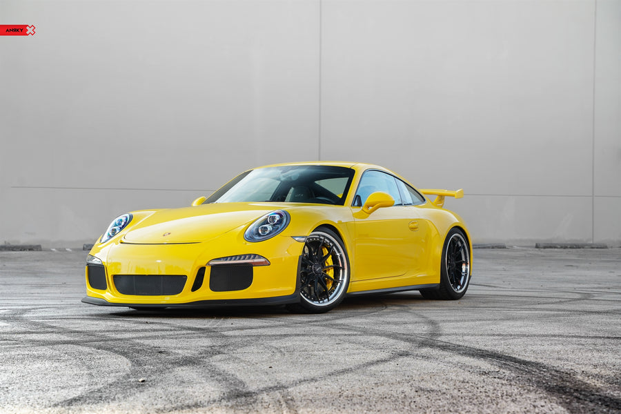 ANRKY AN31 forged wheel on Porsche 991 GT3