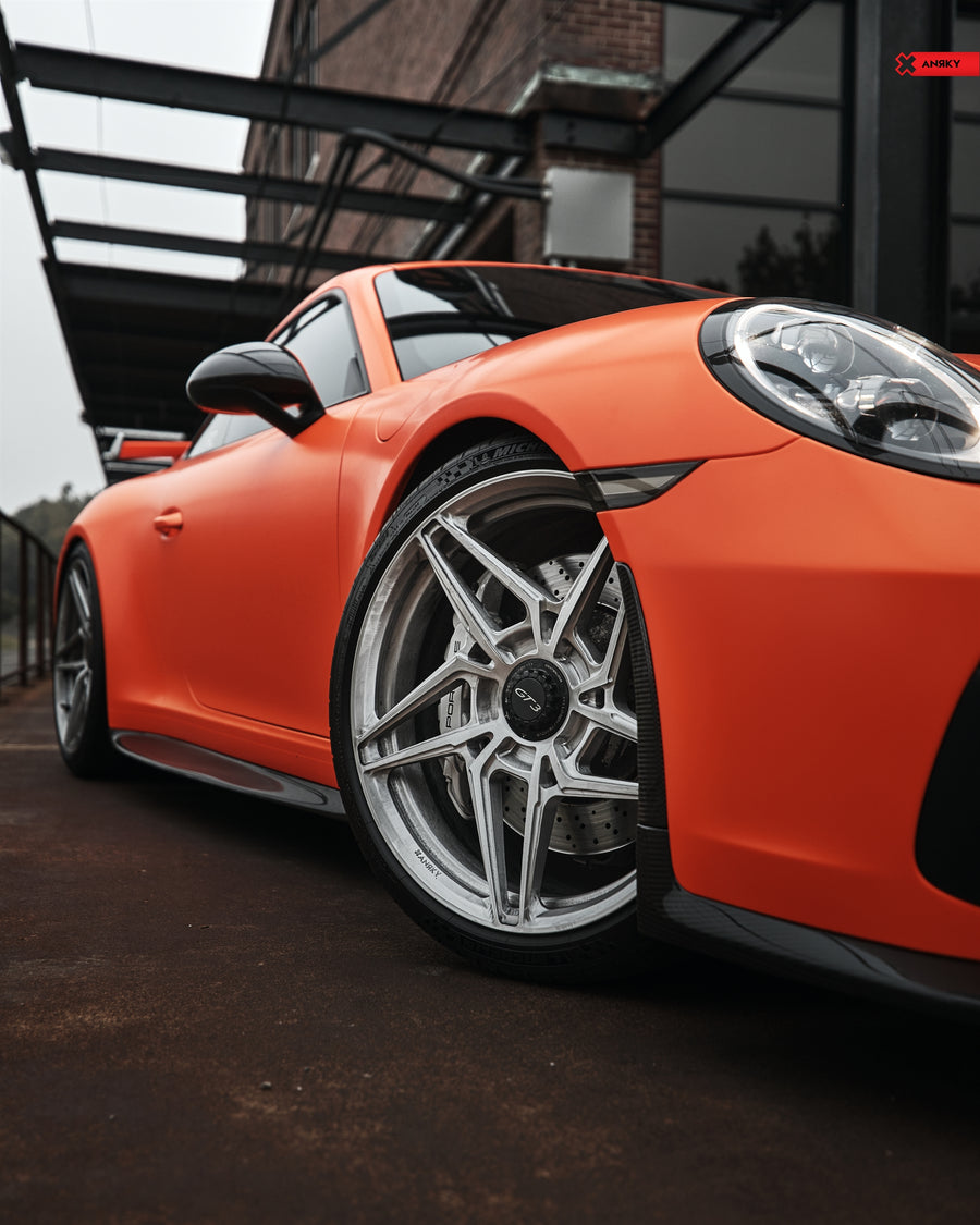 ANRKY S1-X3 forged wheel on Porsche GT3