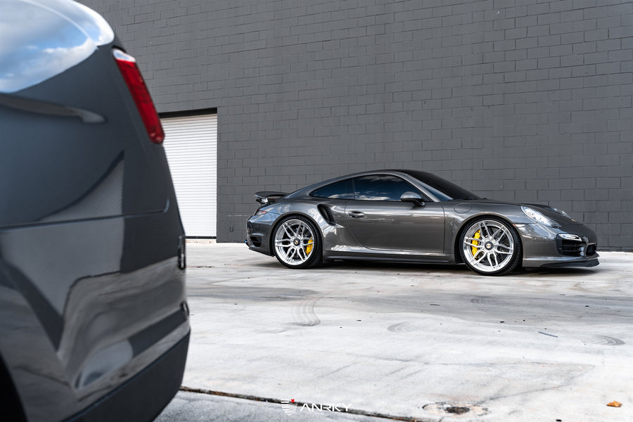 ANRKY AN26 forged wheel on Porsche 991TT-S | AN26 SeriesTWO
