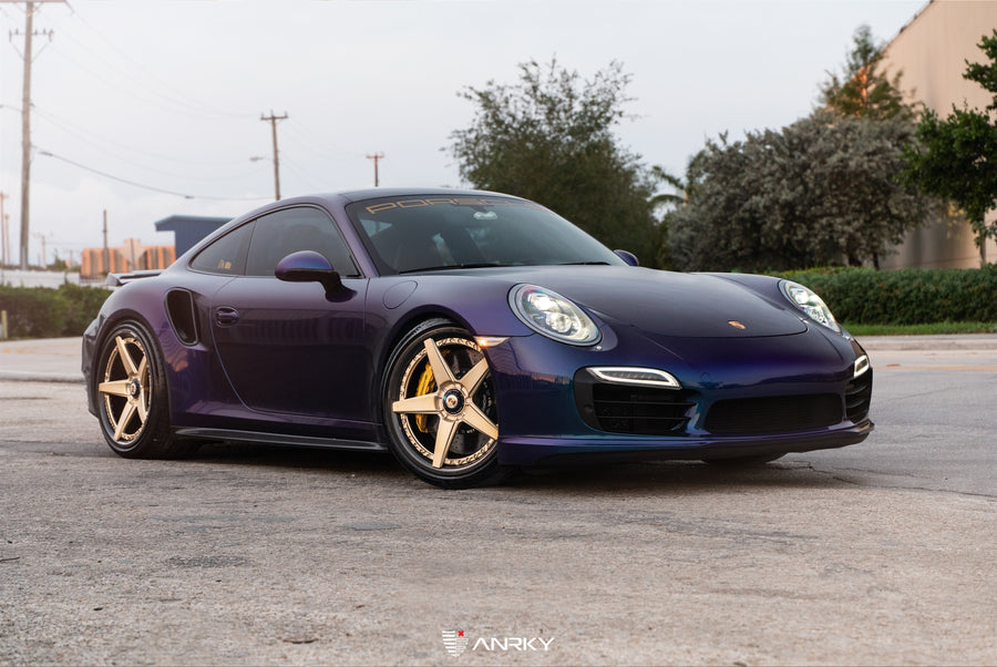 ANRKY RS5.3C forged wheel on Porsche 991TT-S | RETROSeries Carbon | RS5.3C