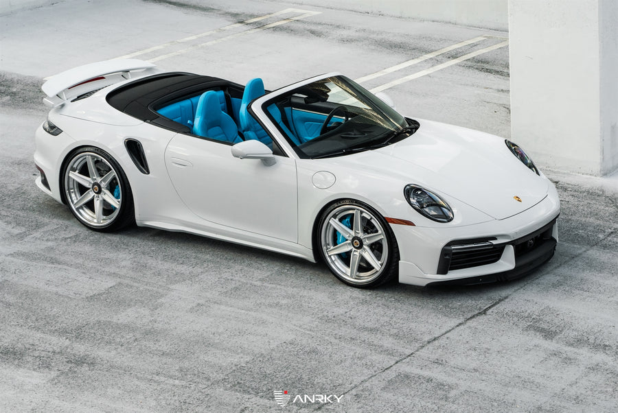 ANRKY AN36-S forged wheel on Porsche 992TT-S Convertible
