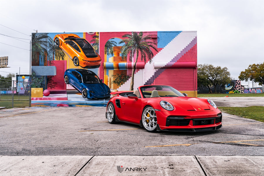 ANRKY S3-X0 forged wheel on Porsche 992TT-S Convertible | X-Series S3-X0
