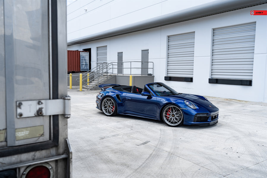 ANRKY S1-X1 forged wheel on Porsche 992TT-S Convertible