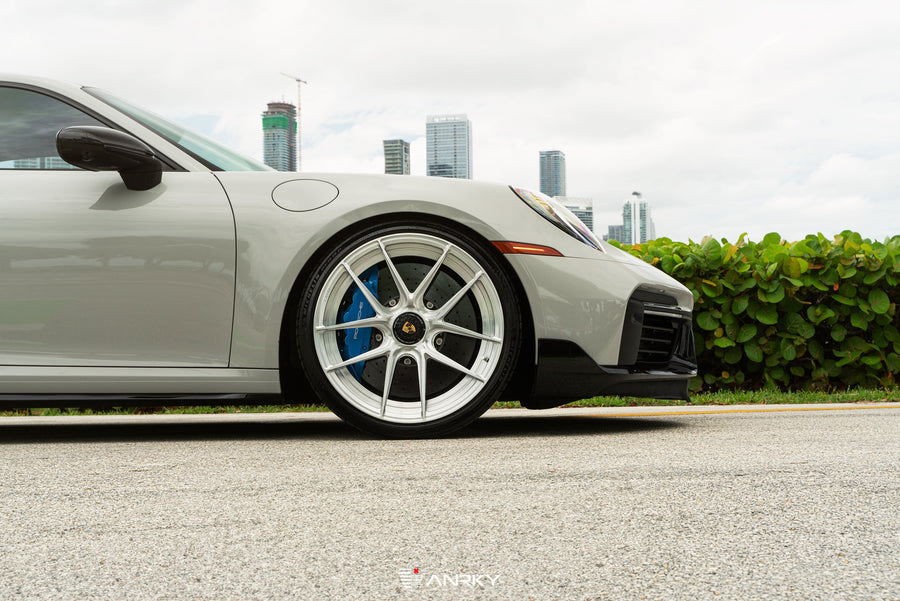 ANRKY XR-201 forged wheel on Porsche 992TT-S