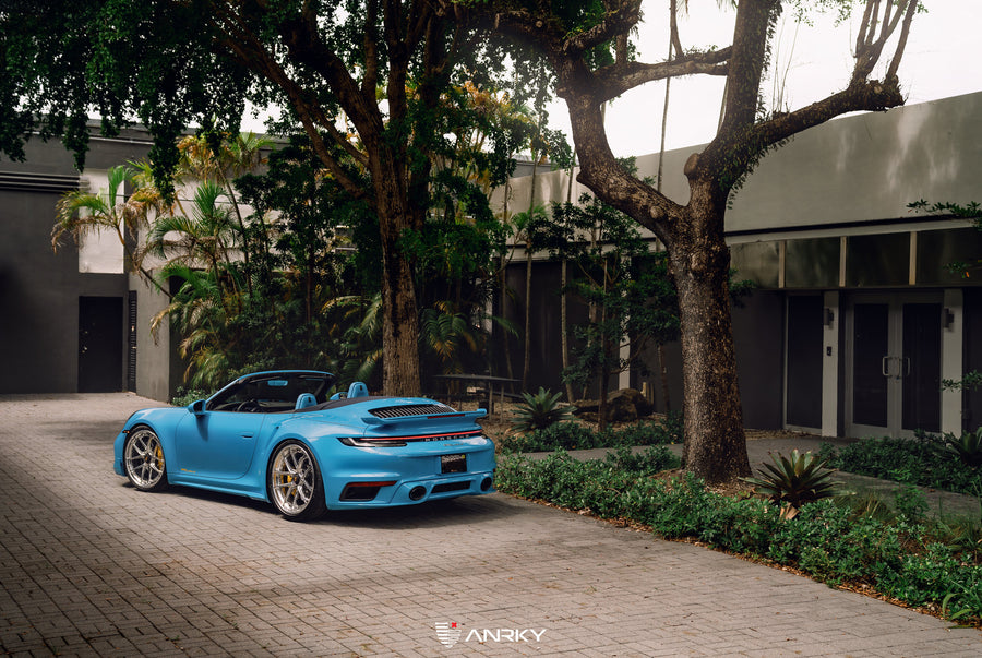 ANRKY XR-301 forged wheel on Porsche 992TT-S