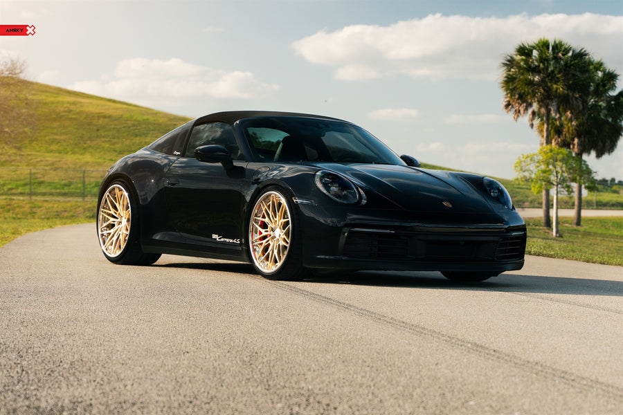 ANRKY S3-X4 forged wheel on Porsche 992 Targa 4S