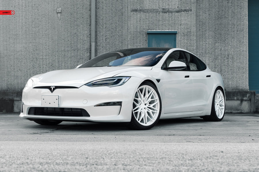 ANRKY S1-X1 forged wheel on Tesla Model S Plaid