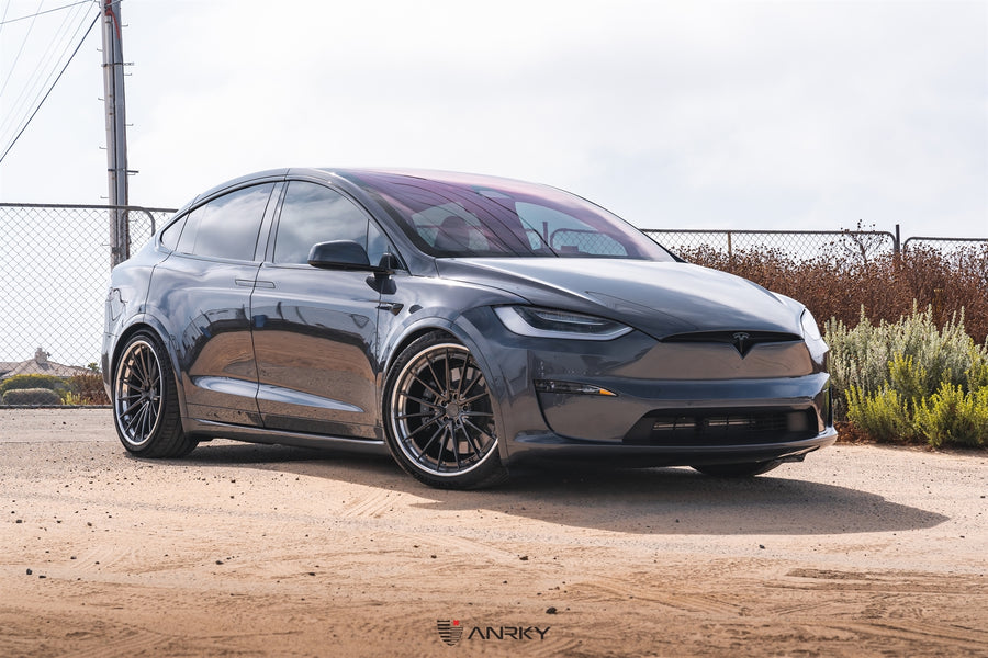 ANRKY AN39 forged wheel on Tesla Model X