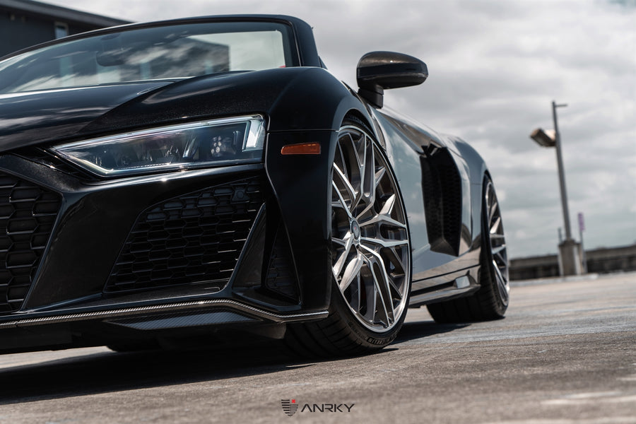 ANRKY RS2.1 forged wheel on Twin Turbo Audi R8 Spyder