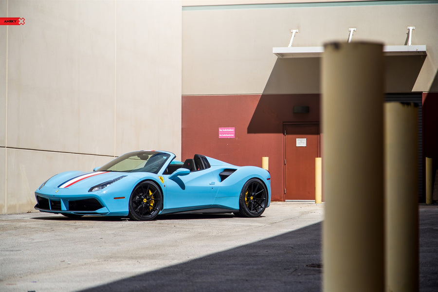 ANRKY AN12 forged wheel on Ferrari 488 Spyder