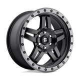 Fuel Anza D557 18x8 +27 Matte Black Gun Metal Ring premium truck wheel