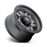 Fuel 1PC D558 ANZA 20x9 +1mm Matte Gun Metal Black Bead Ring