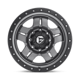 Fuel 1PC D558 ANZA 18x9 +1mm Matte Gun Metal Black Bead Ring