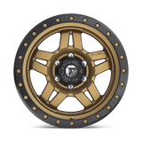 Fuel 1PC Anza 17x8.5 -6mm Bronze with Black Simulated Beadlock