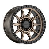 American Racing AR202 18x9 0mm Matte Bronze Black Lip