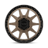 American Racing AR202 18x9 0mm Matte Bronze Black Lip