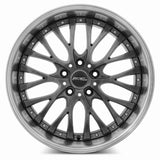 ARC AR6 18x9 +35 Hyper Black Machine Lip premium Euro wheel