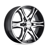 American Racing AR893 Mainline 17x8 Gloss Black Machined aftermarket wheel