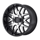 American Racing AR910 18x9 0mm Gloss Black Machined