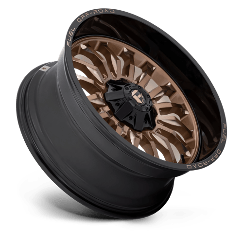 Fuel 1PC D797 Arc 22x10 -18mm Platinum Bronze With Black Lip – TFS Wheels