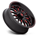 Fuel UTV D822 ARC 20x7 Gloss Black Milled Red UTV wheel