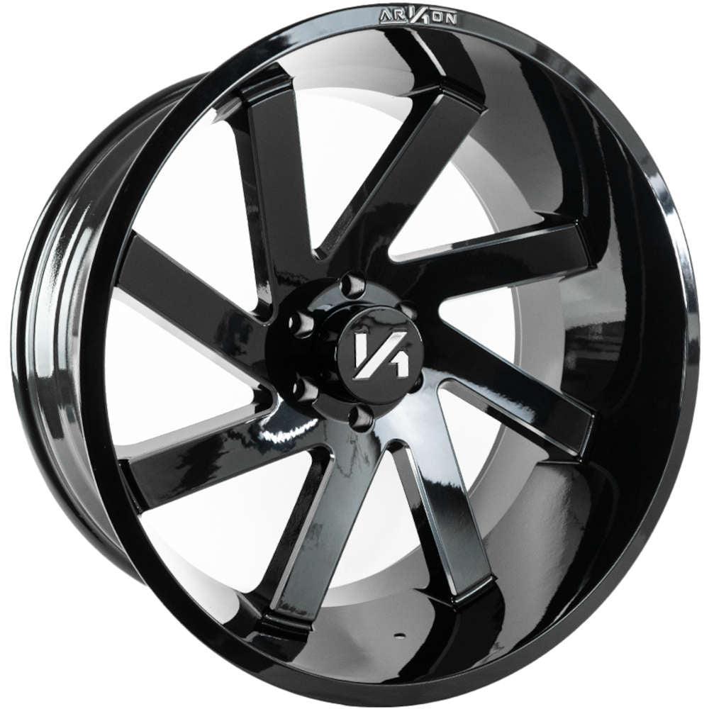 ARKON OFF-ROAD Lincoln Gloss Black with Milled Spoke Edges