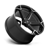 Niche Arrow 20x10.5 +40 Gloss Black Brushed Accents premium Euro 5x112 wheel