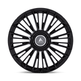 Asanti Black AB049 Premier 24x10 +20 Gloss Black custom-drilled luxury wheel