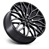 Asanti Black AB050 MOGUL 6 26x10 +30mm Gloss Black with Machined Face