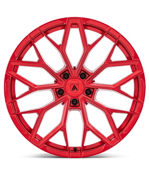 Asanti Black ABL-39 20x12 +6 Candy Red