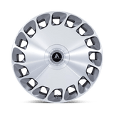 Asanti Black AB045 Aristocrat 24x10 gloss platinum machined face 5x112 5x120 Euro wheel