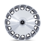 Asanti Black ABL-45 20x10.5 gloss platinum bright machined spoke faces premium Euro wheel