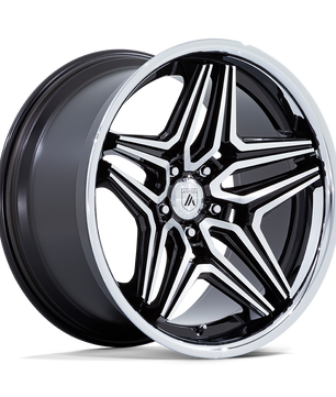 Asanti Black Abl-46 Duke Gloss Black Machined