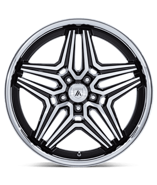Asanti Black ABL-46 DUKE 22x9 +15 Gloss Black Machined