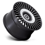 Asanti Black ABL-40 22x10.5 satin black machined spoke faces premium Euro wheel