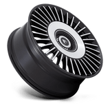 Asanti Black ABL-40 Tiara 22x9 satin black machined face 5x115 5x120 premium wheel