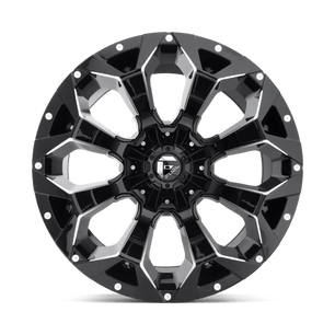 Fuel 1PC Assault 20x10 -22 Gloss Black with Milled Spoke Edges