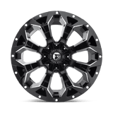 Fuel 1PC Assault 18x9 +19mm Gloss Black with Milled Spokes