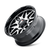 American Truxx Grind AT151 20x9 Gloss Black Machined premium truck wheel