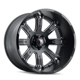 American Truxx BOMB AT154 Satin Black Milled wheel