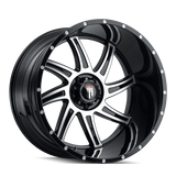 American Truxx VORTEX AT162 Gloss Black Machined wheel