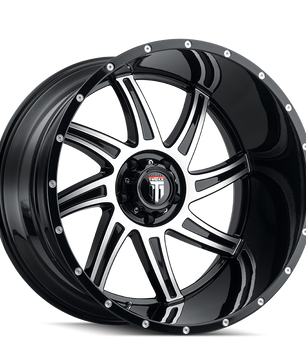 American Truxx VORTEX AT162 Gloss Black Machined