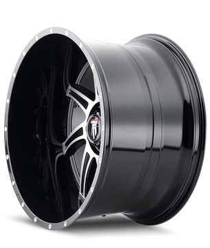 American Truxx VORTEX AT162 Gloss Black Machined