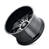 American Truxx VORTEX AT162 Gloss Black Machined